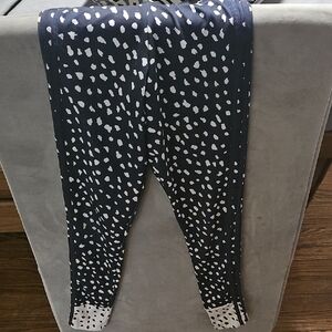 adidas Black and White Spot Print Leggings